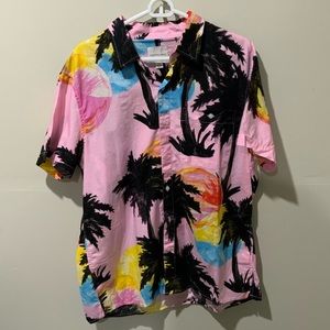 Beach button down shirt American Eagle Size L